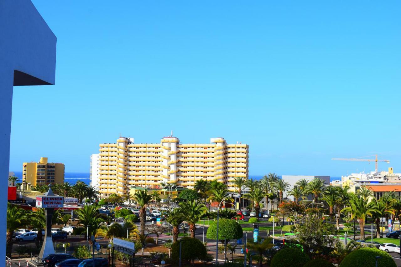 Апартаменты Sunny Summerland Los Cristianos, Ap With City And Ocean View Лос Кристианос Экстерьер фото